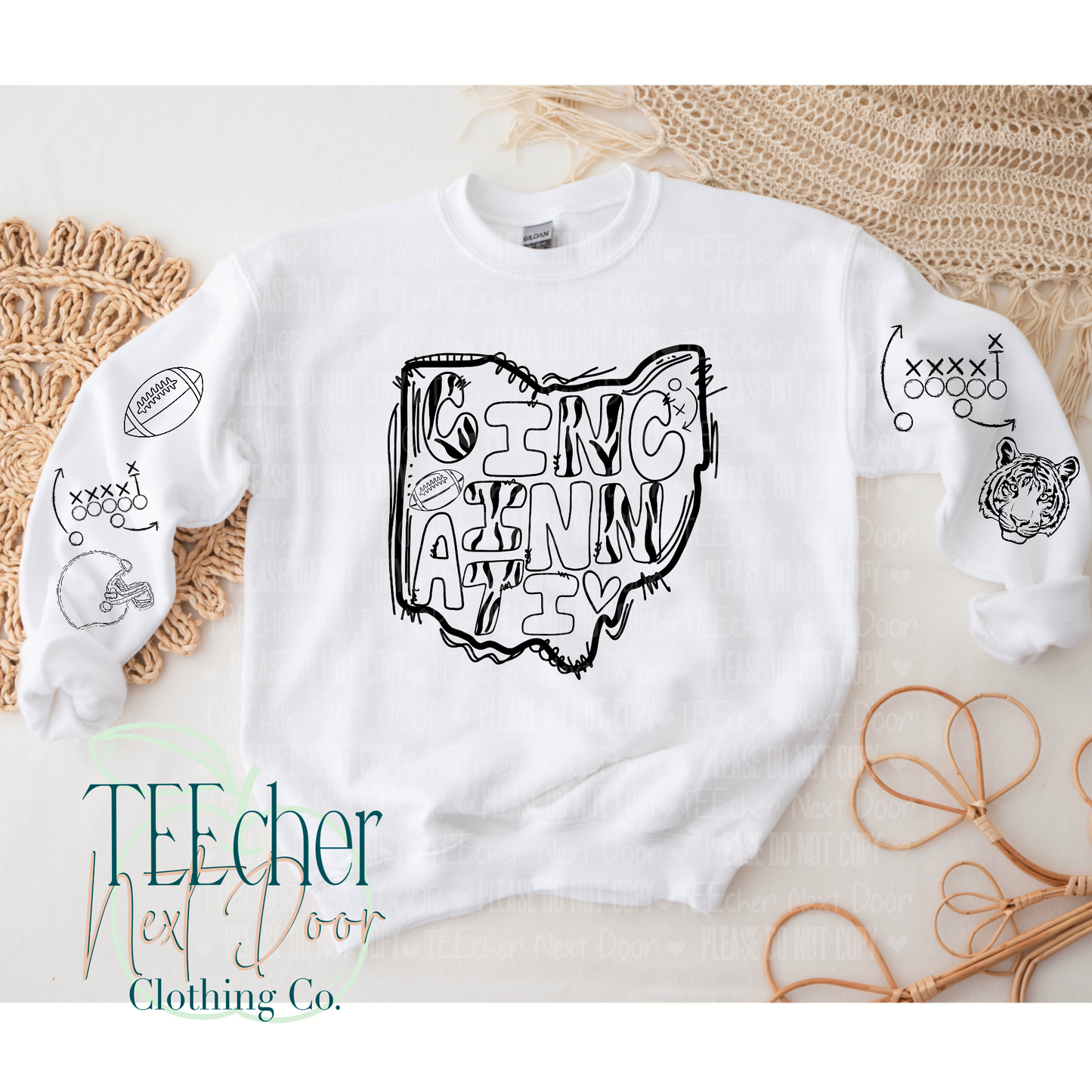 Cincinnati Outline Screen Print