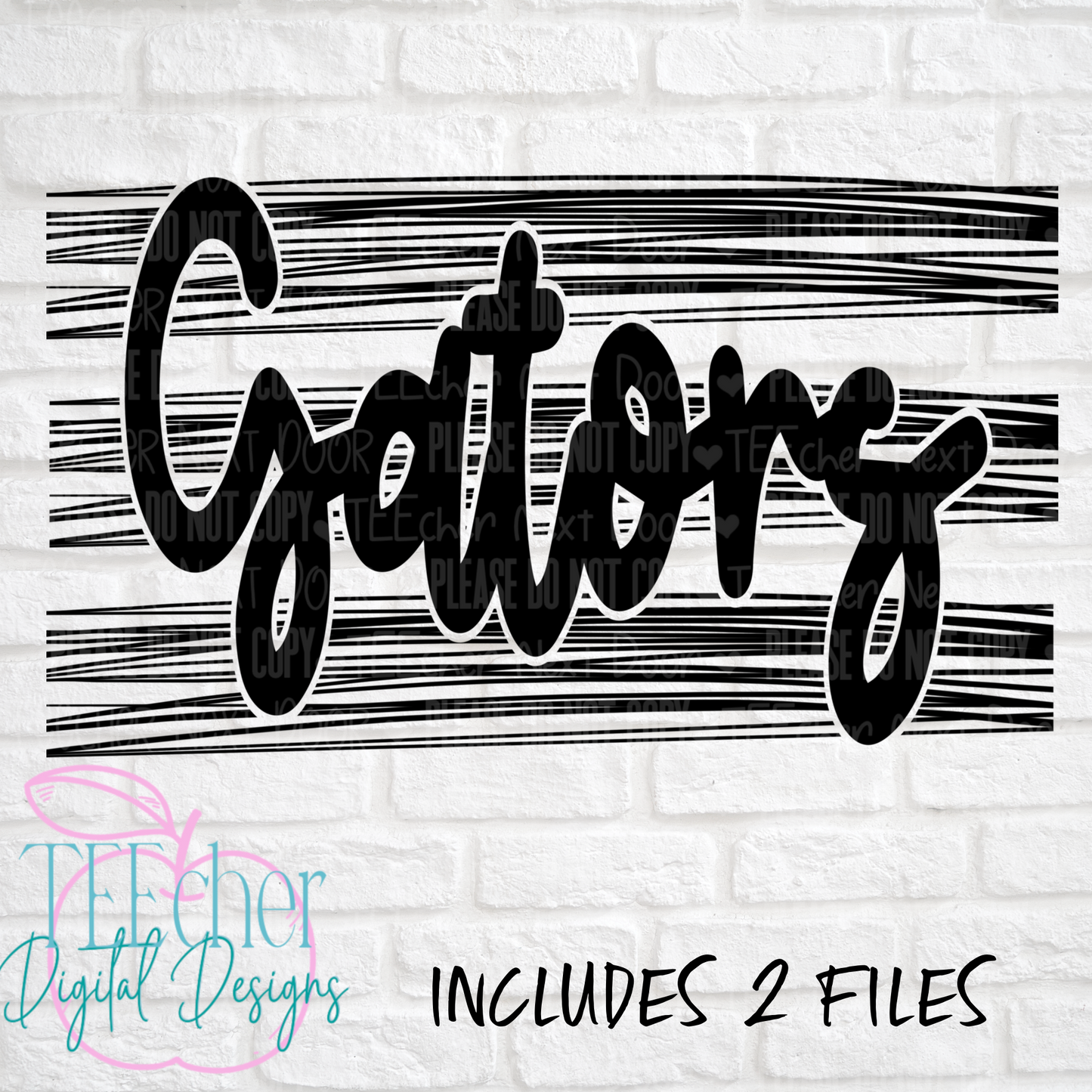Gators Scribbles PNG