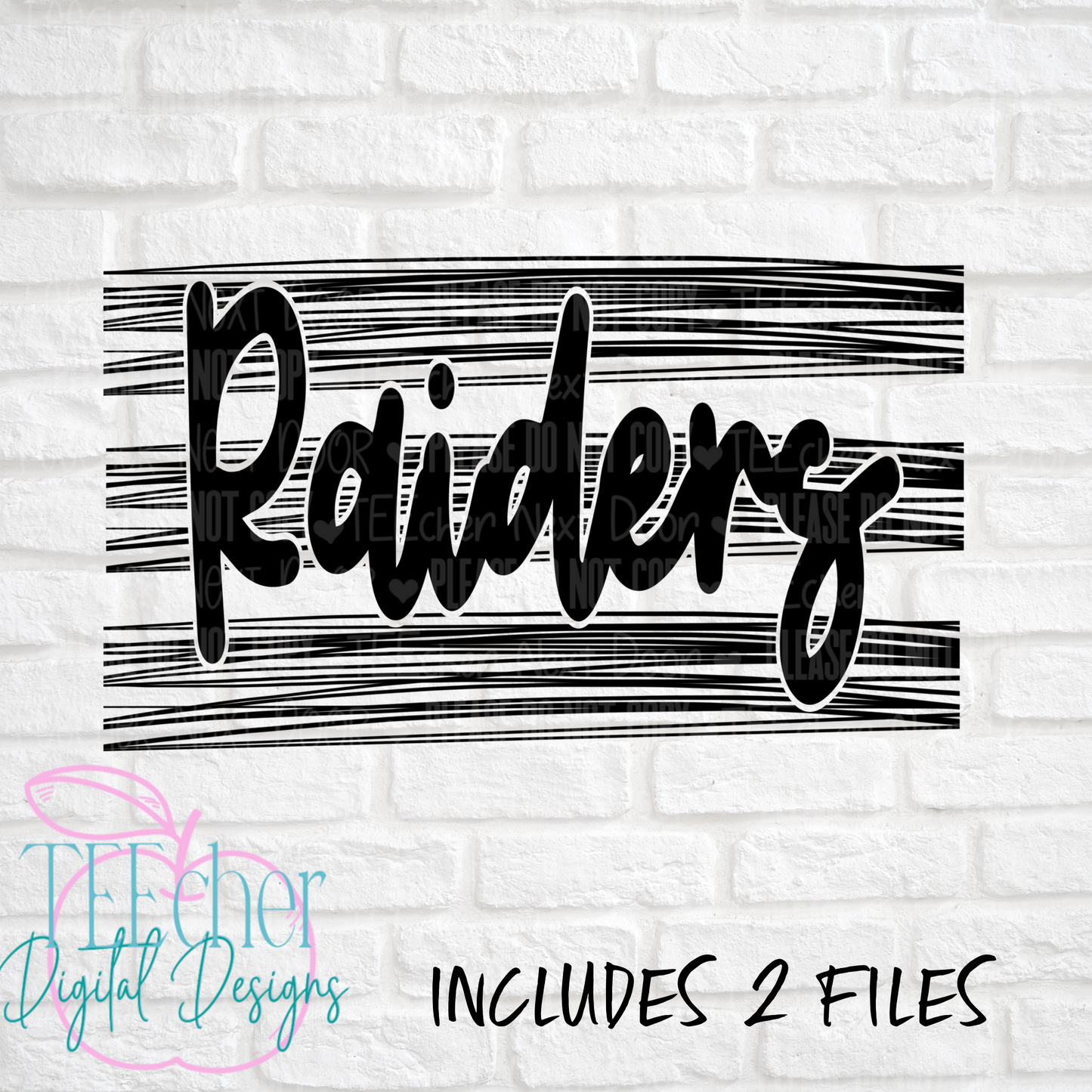 Raiders Scribbles PNG