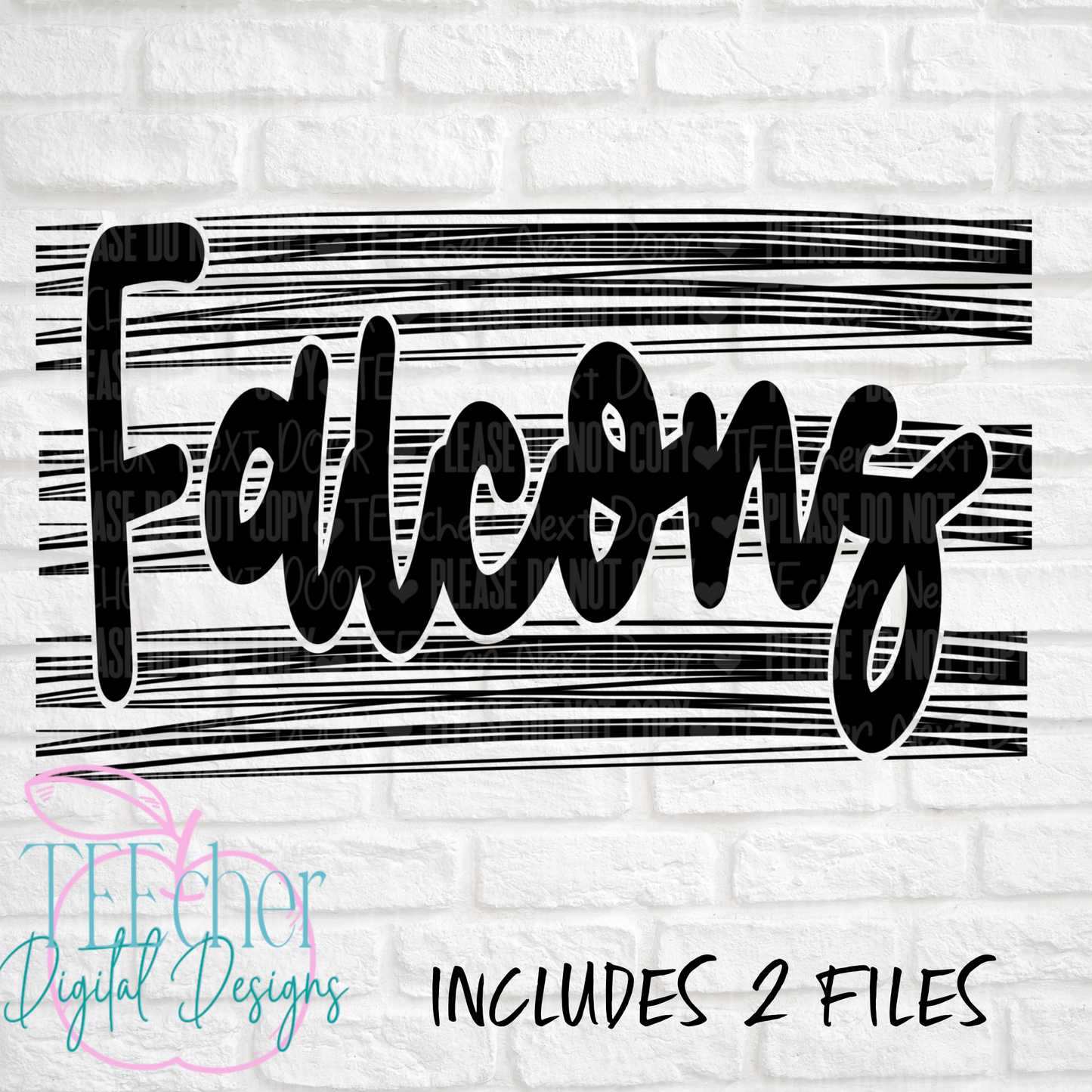 Falcons Scribbles PNG