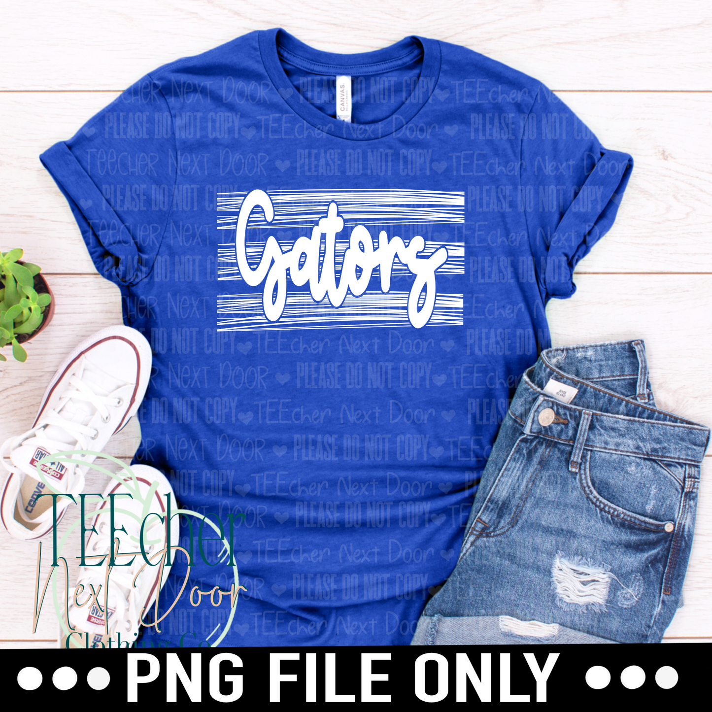 Gators Scribbles PNG
