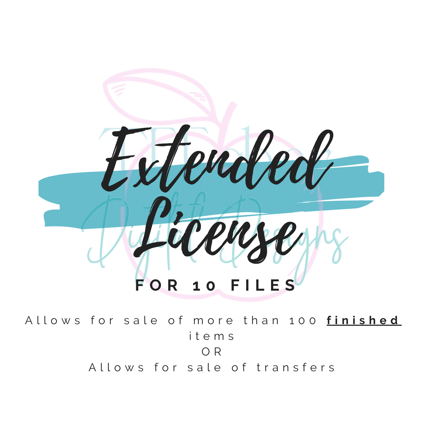 Extended License- TEN FILES