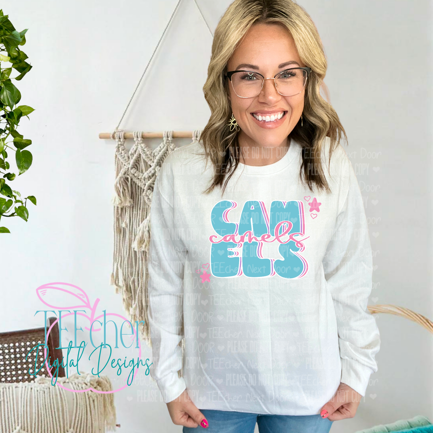 Camels Pastel Retro PNG