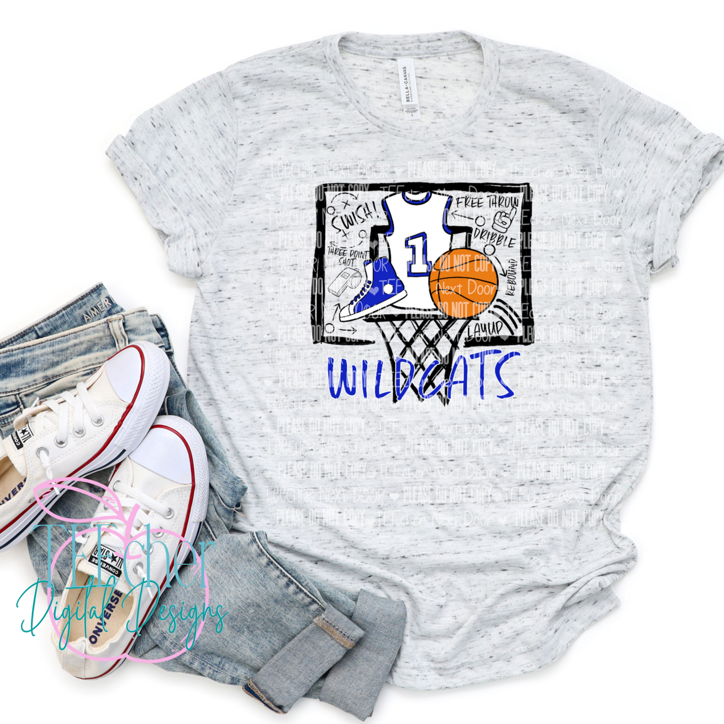 Wildcats Backboard Collage Sublimation Transfer